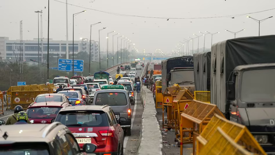 200 agricultural unions are protesting and will march to Delhi on February 13; the border between Delhi and Haryana is Section 144.