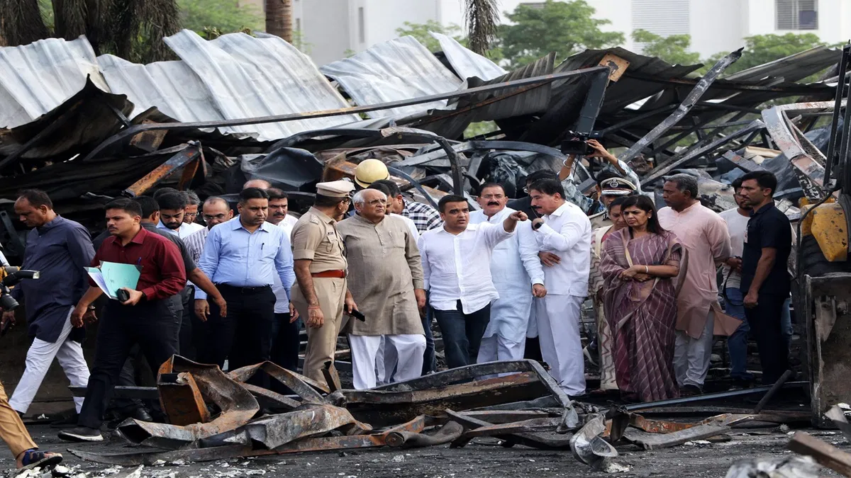 Rajkot Gaming zone had only one exit which was running without a fire license.